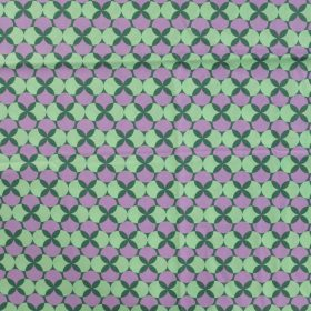 Kaleidoszkóp mintás PRÉMIUM pamut puplin - Lila