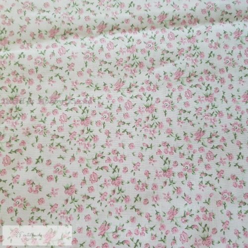 Apró virágmintás pamutvászon