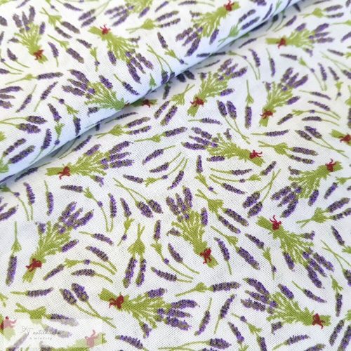 Kis levendulás pamutvászon