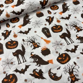 Halloweenes pamutvászon