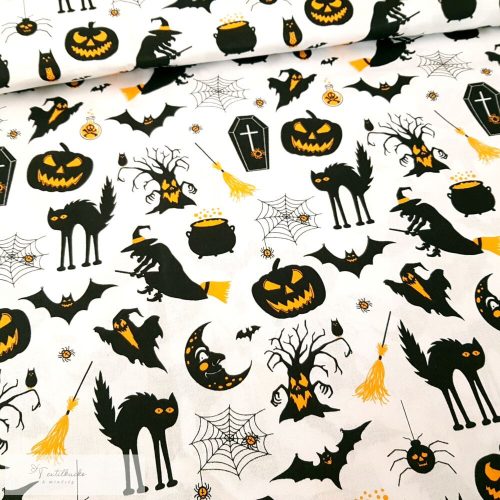 Halloweenes pamutvászon