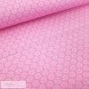Virágmintás pamutvászon Rózsaszín -160 cm