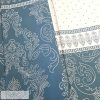 Anjou liliomos pamutvászon - dusty blue