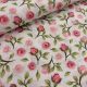 Rózsaszín rózsás pamutvászon