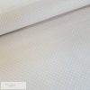 Krém alapon pöttyös pamutvászon - 2 mm 