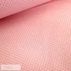 Rózsaszín alapon rózsaszín pöttyös pamutvászon -2 mm