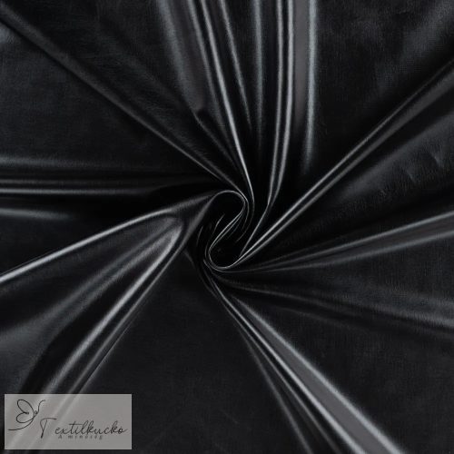 Strech foil jersey - Fekete