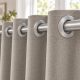 Műanyag Ringli karika függönyhöz rúdkarnisra - Inox