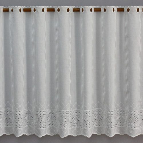 V/710 Madeira csipkés pamut vitrázsfüggöny - 45 cm