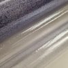Ezüst glitteres víztiszta átlátszó viaszosvászon - 0,2 mm