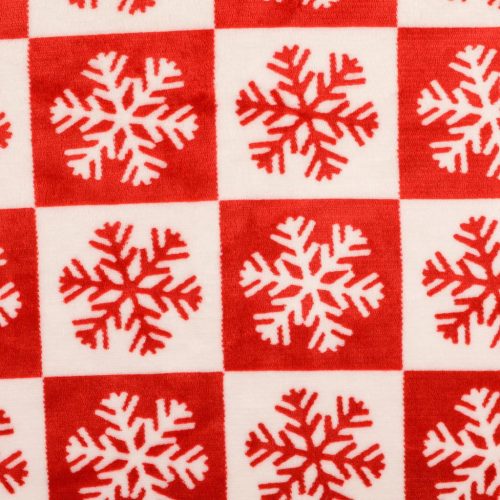 Hópelyhes kétoldalas sherpa textil