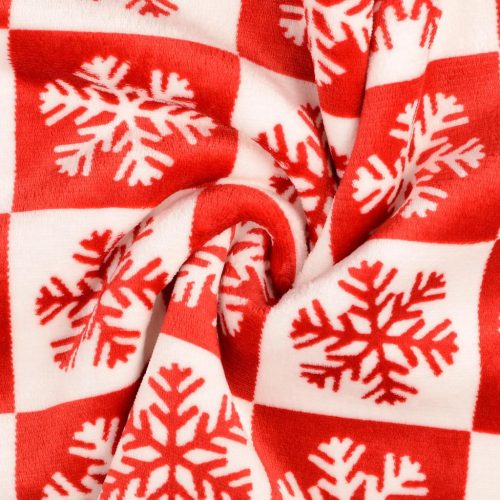 Hópelyhes kétoldalas sherpa textil