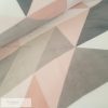 Szürke-rózsaszín háromszöges wellsoft / léda