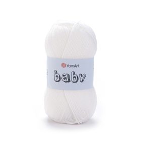 YarnArt Baby 501 Fehér fonal
