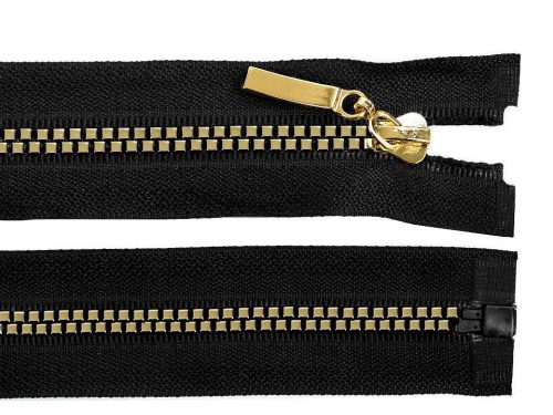 Cipzár 60 cm - Fekete-Arany - Bontható RT10
