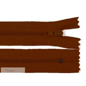 Cipzár 14 cm - Nem bontható - Barna