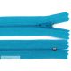 Cipzár 18 cm - Nem bontható - Türkiz