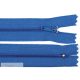 Cipzár 35 cm - Nem bontható - Kék