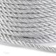 Karácsonyi Lurex zsinór - ezüst (2 mm)