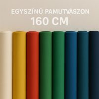 Egyszínű pamutvászon - 160 cm Lengyel vászon