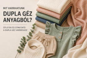 Mi varrható dupla géz anyagból?