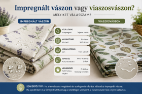 Impregnált vászon vagy viaszosvászon?
